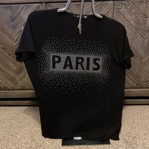 FA Black Paris Label T-Shirt